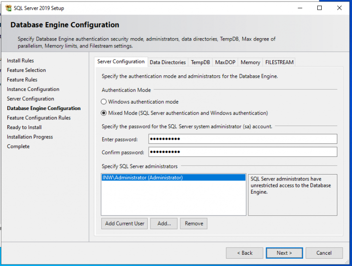 Installation SQL-Server (standalone) – Ronny Böttcher