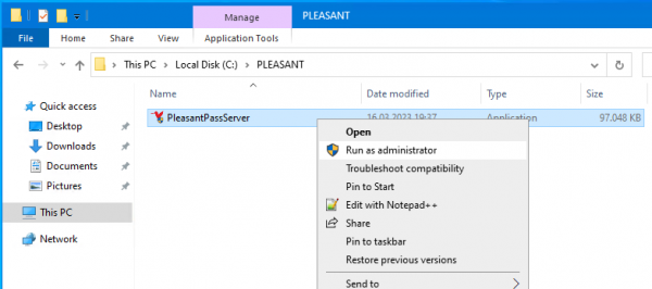 Pleasant Password Server – Ronny Böttcher